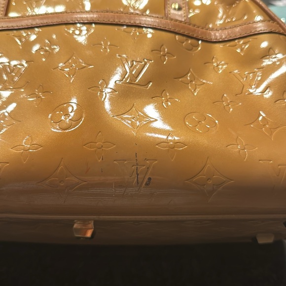 🌺⚜️New Listing-Louis Vuitton Gold Vernis Thompson Square Tote⚜️⚜️ - Picture 10 of 13